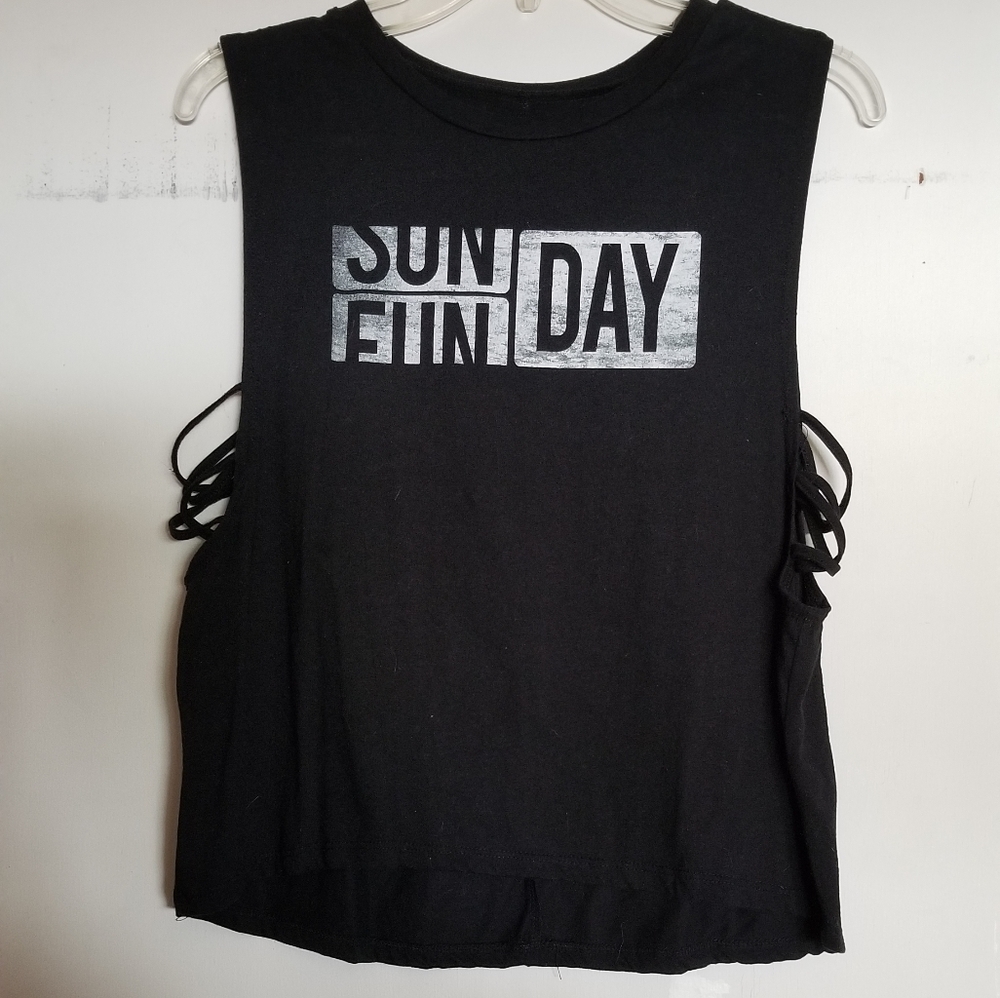 Sunday funday crop top